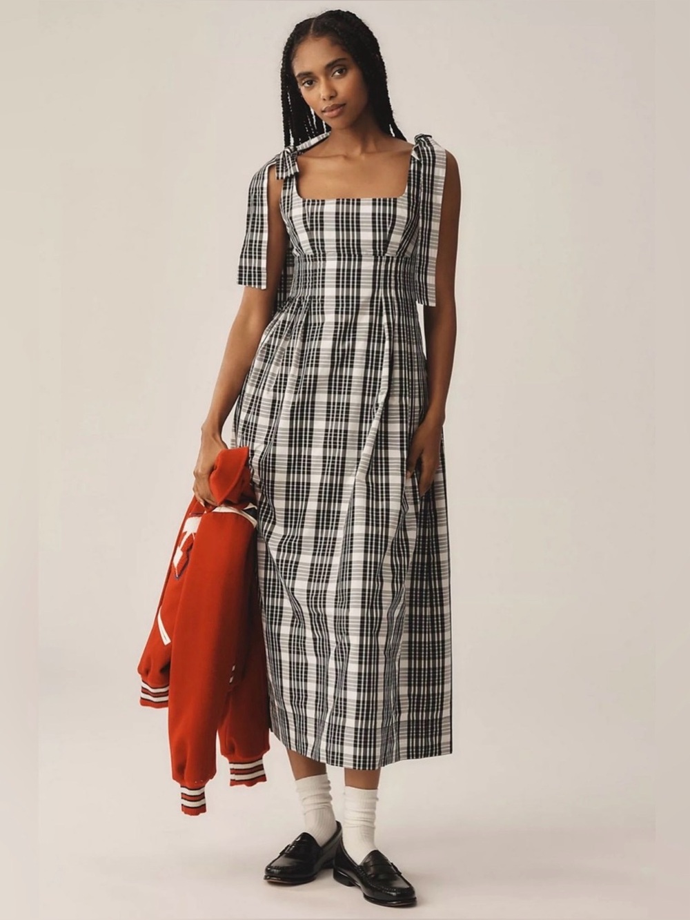 Maeve Checkered Party Dress XXS
